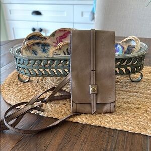 HOBO  Tan Leather Crossbody Bag